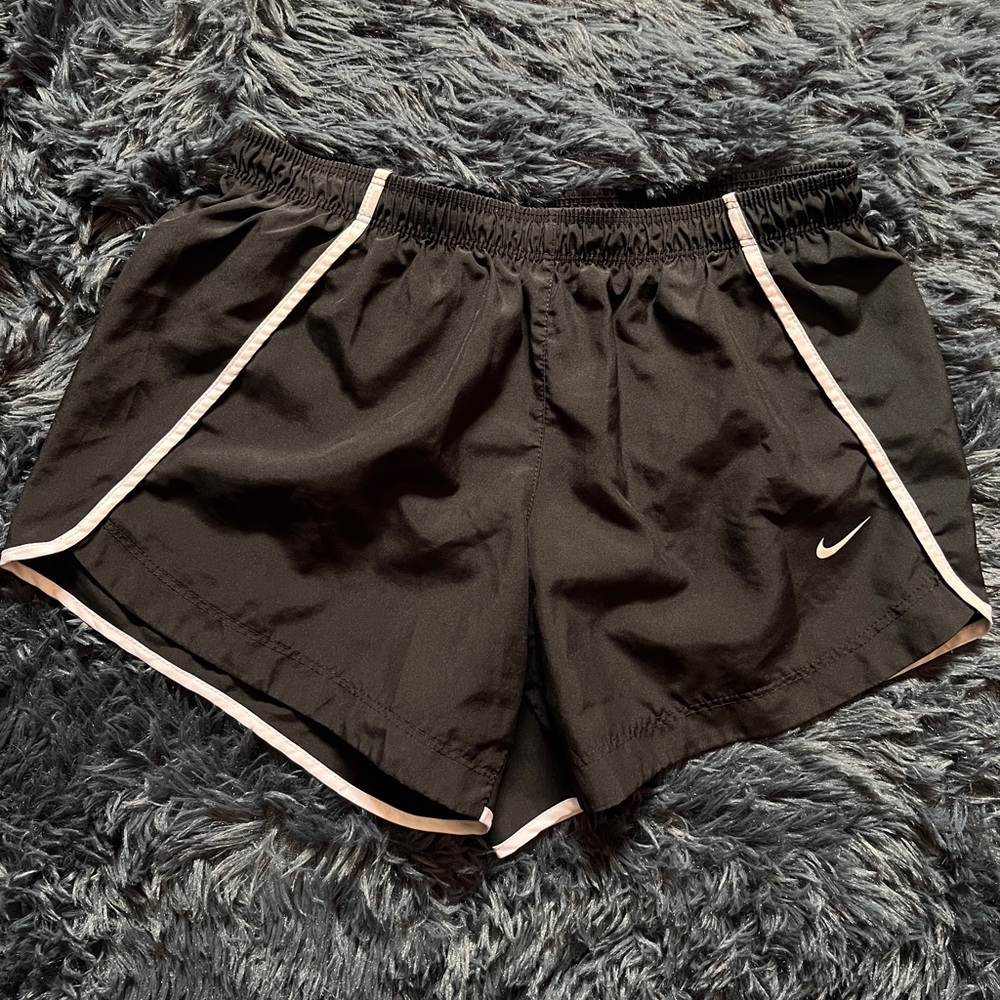 Nike Black Athletic Shorts with Elastic Waistband